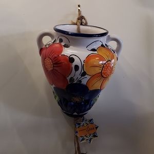 Flower Plant Pot with Drainage 10 1/5 Inches